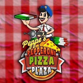 Peppe’s Pepperoni Pizza Plaza logo by Pragmatic Play at Mostbet Casino